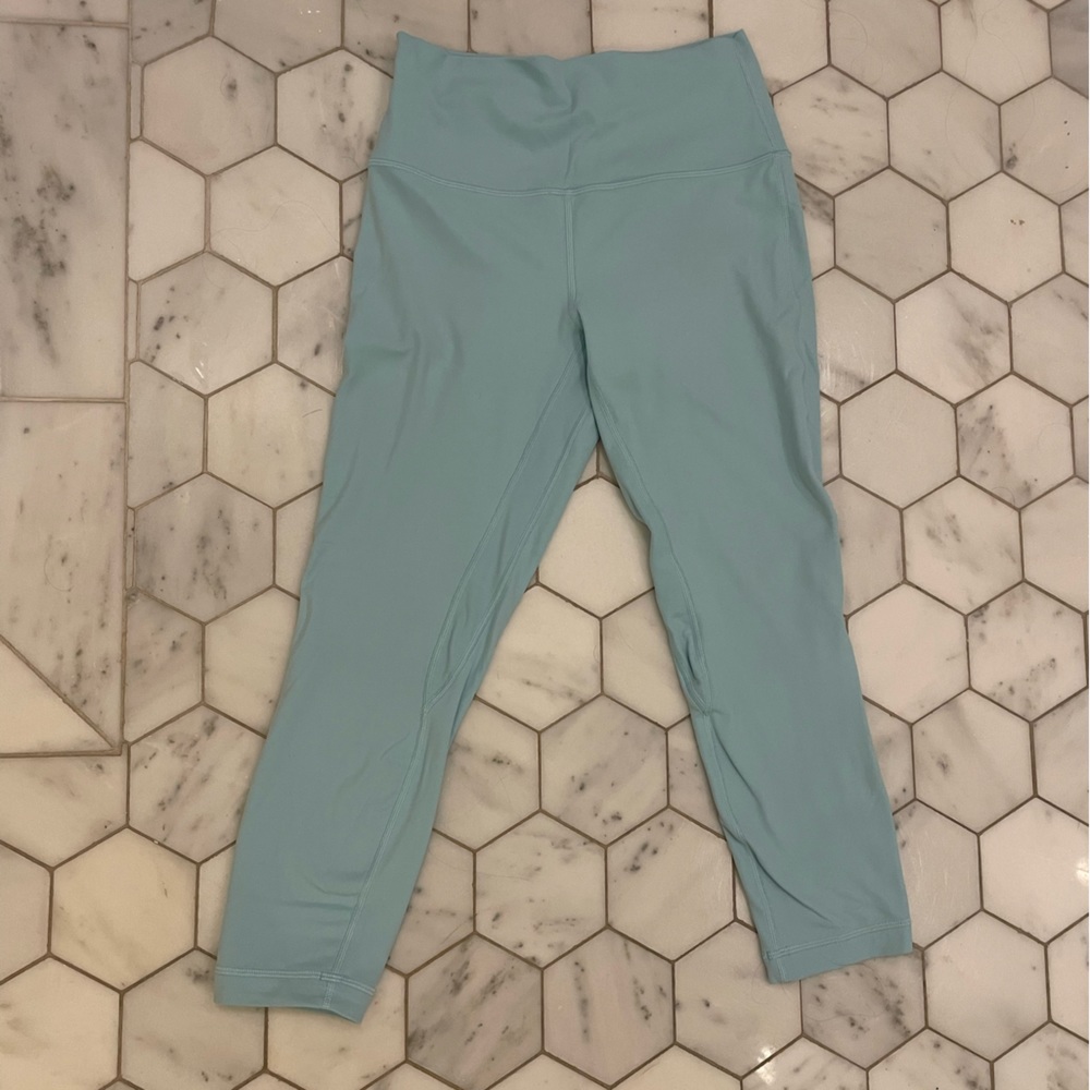 Light blue lululemon leggings size 8